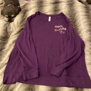Lane Bryant long sleeve sleep top